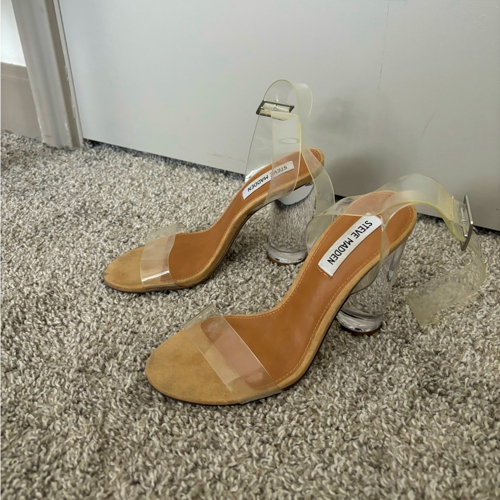 Steve Madden Clear Heels